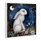 Stupell Industries White Rabbit Forest Scene Wall Plaque Art Design by The Dutch Lady